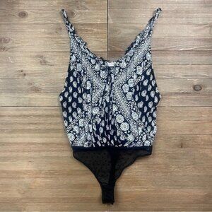Free People Paisley Bodysuit